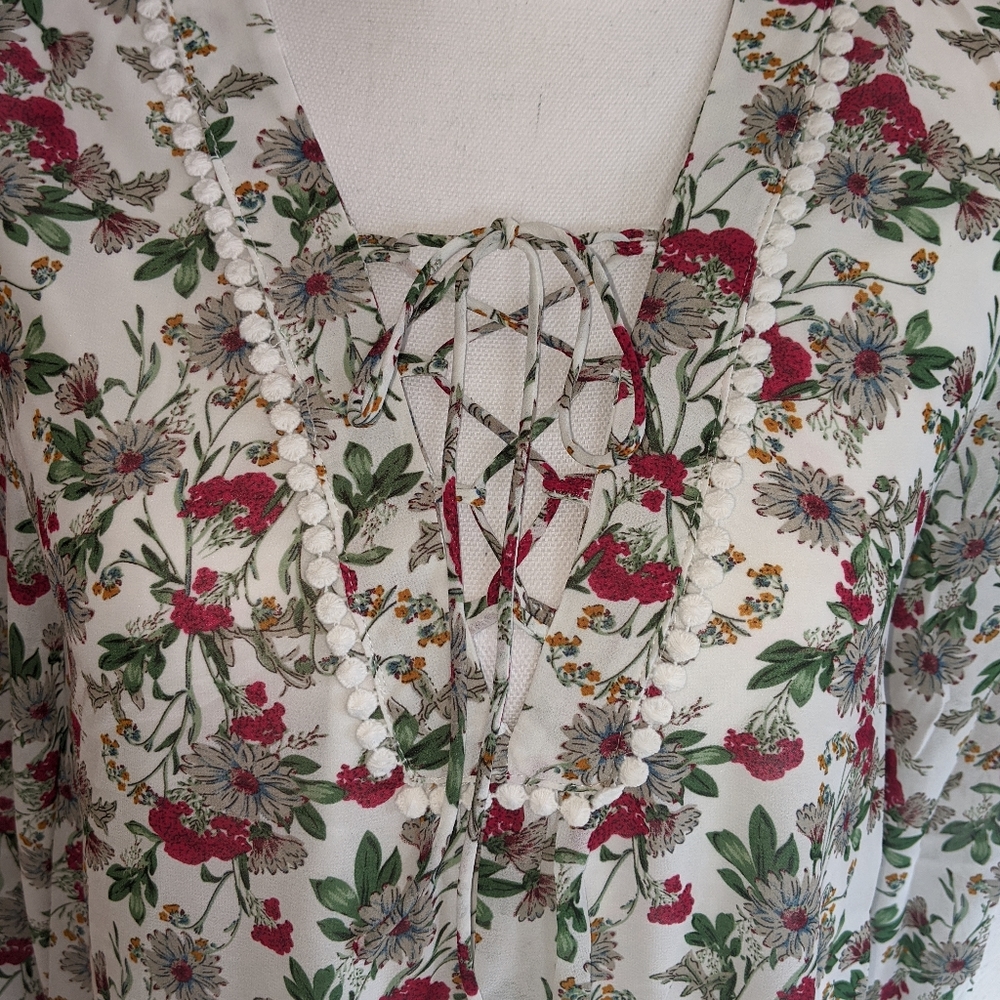 Holiday Print Tunic Dress
